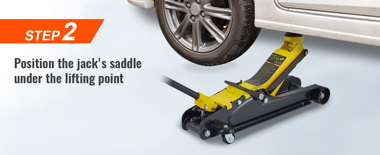 SucceBuy 2.5T Floor Hydraulic Jack Pneumatic Low Profile Floor Jack Heavy - Duty Steel Floor Jacks with Single Piston Lift Pump - Buy at GearForge