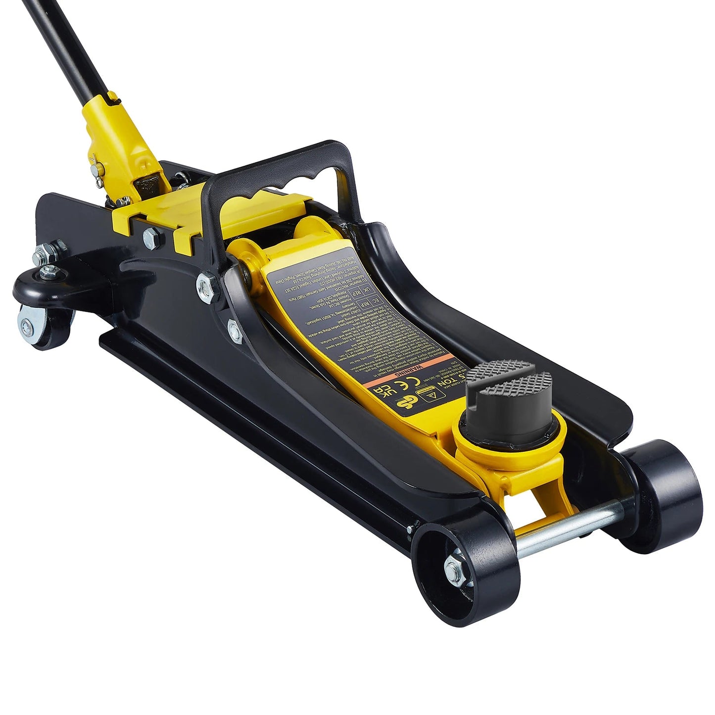 SucceBuy 2.5T Floor Hydraulic Jack Pneumatic Low Profile Floor Jack Heavy - Duty Steel Floor Jacks with Single Piston Lift Pump - Buy at GearForge