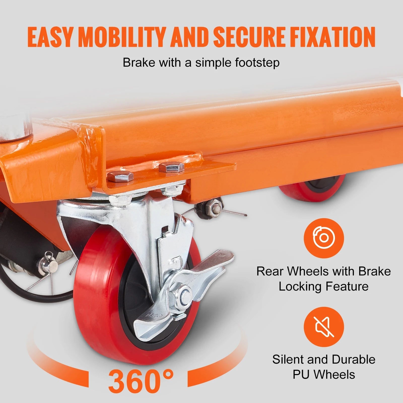 SucceBuy 330/770/1760Lbs Lifting Platform Hydraulic Car Lift Table Cart Heavy Duty Double Shear Wheelbarrow for Repair Motorcycl - Buy at GearForge