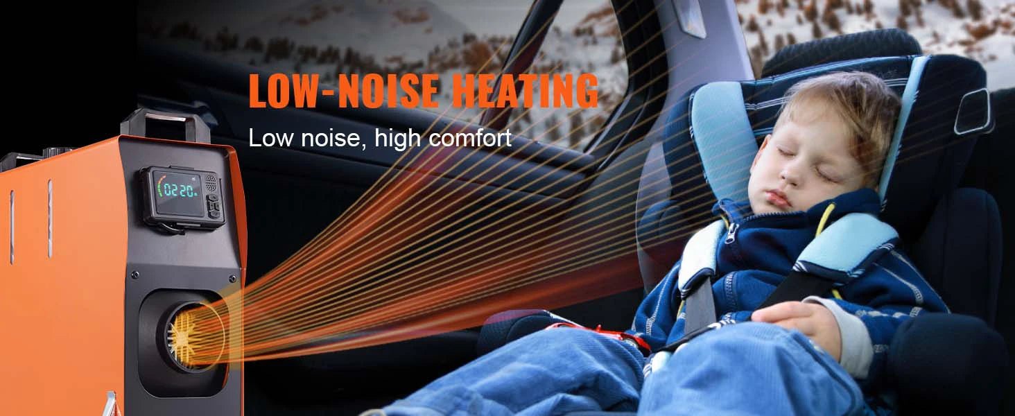 SucceBuy 8KW Diesel Air Heater Bluetooth All - on - one Diesel Heater with LCD Portable Parking Heater for Trailer Camper Van Boat - Buy at GearForge