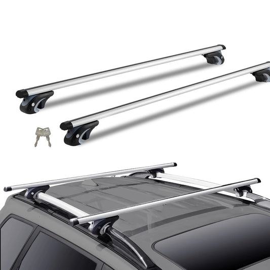 SucceBuy Adjustable Aluminum Roof Rack Crossbars – 200 lbs Load Capacity for SUVs & Sedans - Buy at GearForge