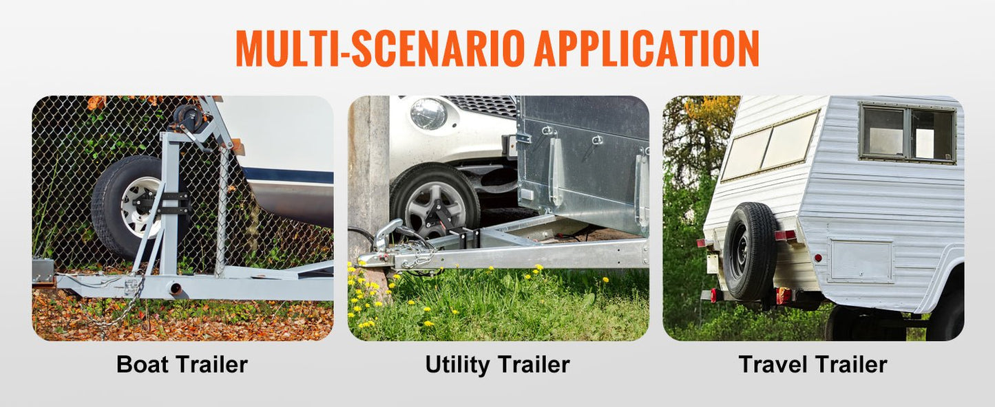 SucceBuy 160 lbs Spare Tire Carrier with Mounting Bracket & Screws – Fits Trailers & RVs - Buy at GearForge