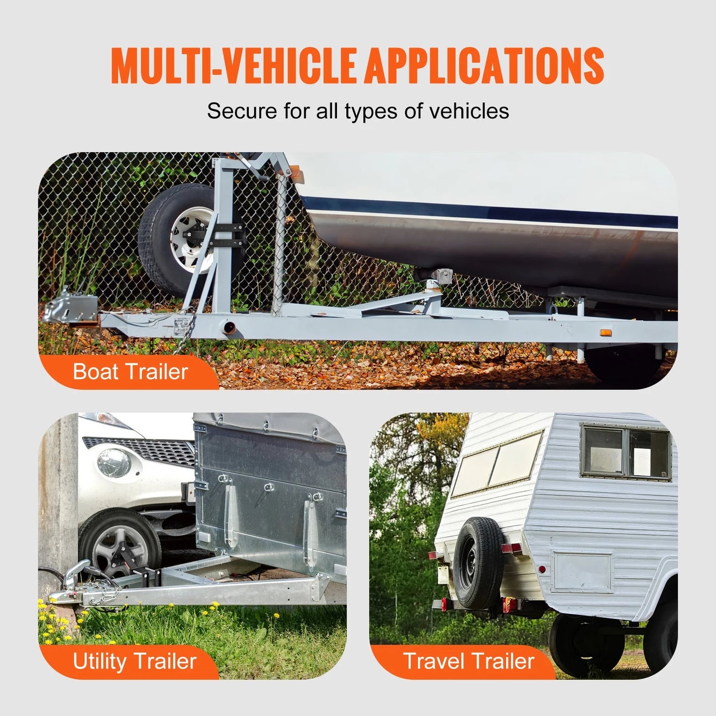 SucceBuy 160 lbs Spare Tire Carrier with Mounting Bracket & Screws – Fits Trailers & RVs - Buy at GearForge