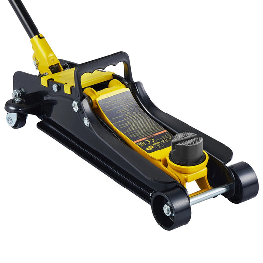 SucceBuy 2.5T Floor Hydraulic Jack Pneumatic Low Profile Floor Jack Heavy - Duty Steel Floor Jacks with Single Piston Lift Pump - Buy at GearForge