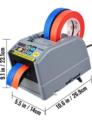 SucceBuy ZCUT - 9 Electric Automatic Tape Cutting Machine – 6–60mm Adhesive Tape Dispenser for Packaging - Buy at GearForge