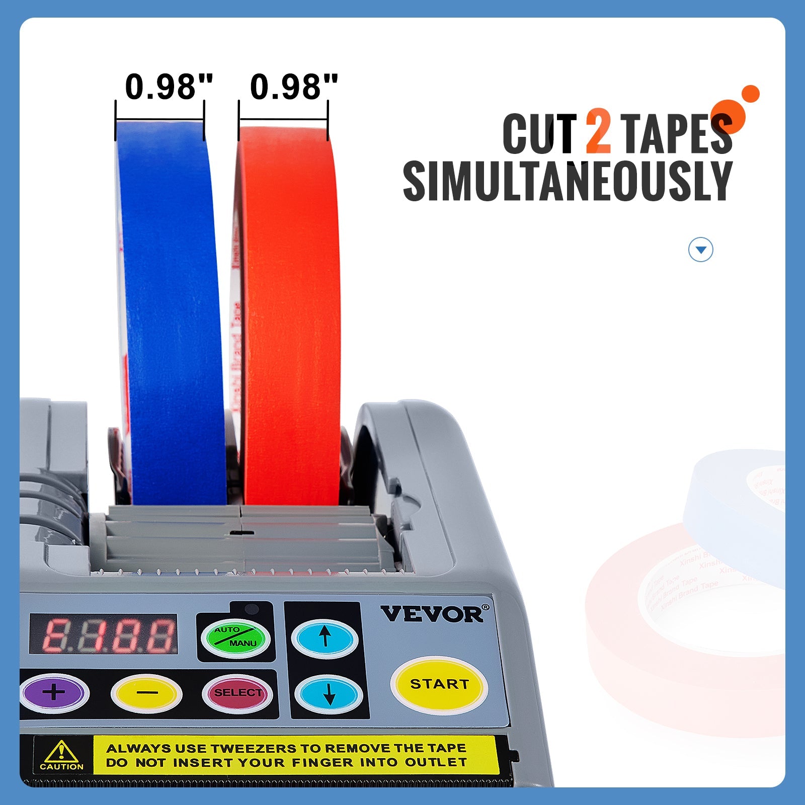 SucceBuy ZCUT - 9 Electric Automatic Tape Cutting Machine – 6–60mm Adhesive Tape Dispenser for Packaging - Buy at GearForge